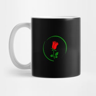 Red Rose flower Mug